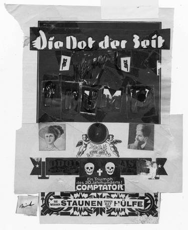 Original Conceptual Politics Mixed Media by Micosch Holland