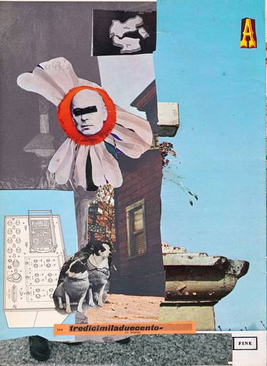 Original Abstract Performing Arts Collage by Micosch Holland
