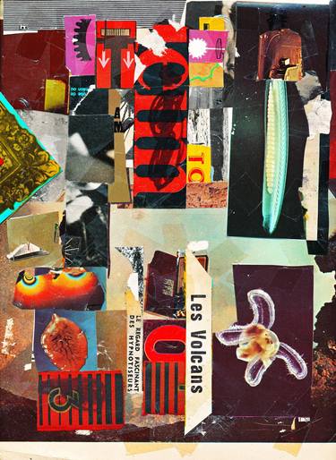 Original Abstract Pop Culture/Celebrity Collage by Micosch Holland
