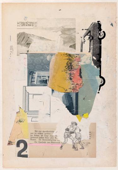 Original Dada Abstract Mixed Media by Micosch Holland