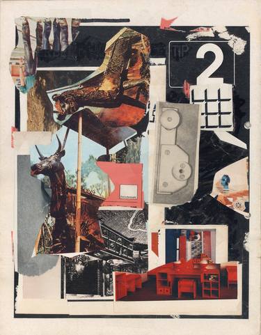 Original Dada World Culture Collage by Micosch Holland