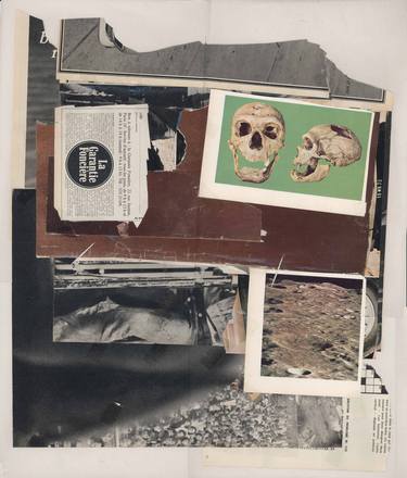 Original Dada Abstract Collage by Micosch Holland