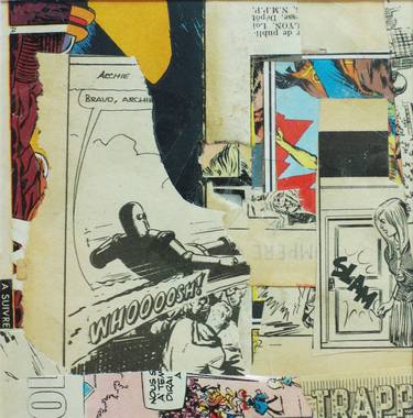Print of Abstract Comics Collage by Micosch Holland