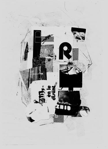 Print of Abstract Typography Collage by Micosch Holland