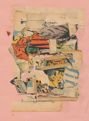 Original Dada Abstract Collage by Micosch Holland