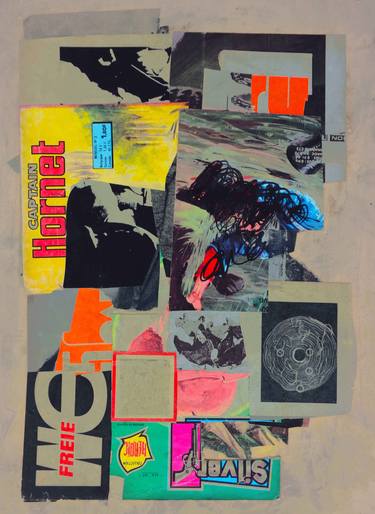 Print of Abstract Typography Collage by Micosch Holland