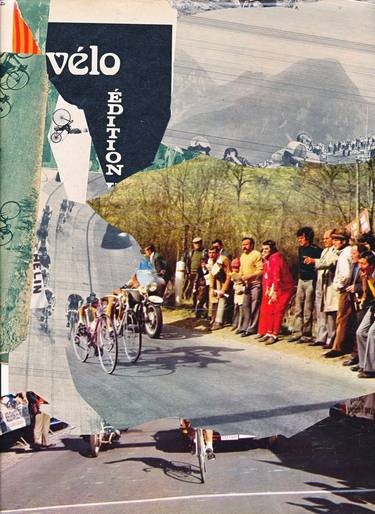 Print of Bike Collage by Micosch Holland