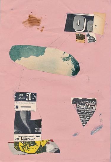 Original Dada Abstract Collage by Micosch Holland