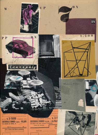 Original Dada Abstract Printmaking by Micosch Holland