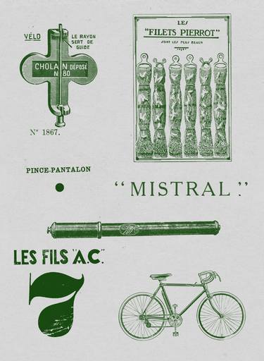 Print of Bicycle Printmaking by Micosch Holland