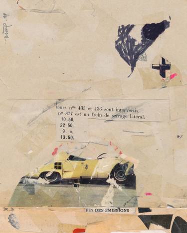 Original Dada Abstract Collage by Micosch Holland