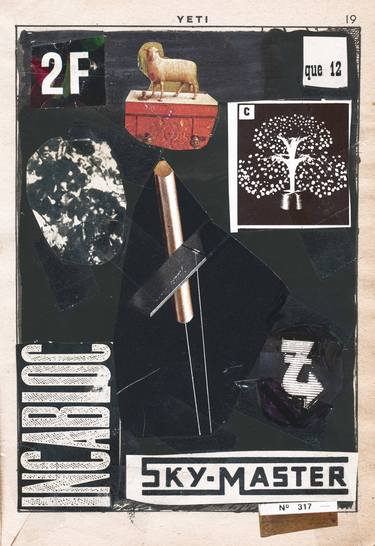 Original Dada World Culture Printmaking by Micosch Holland