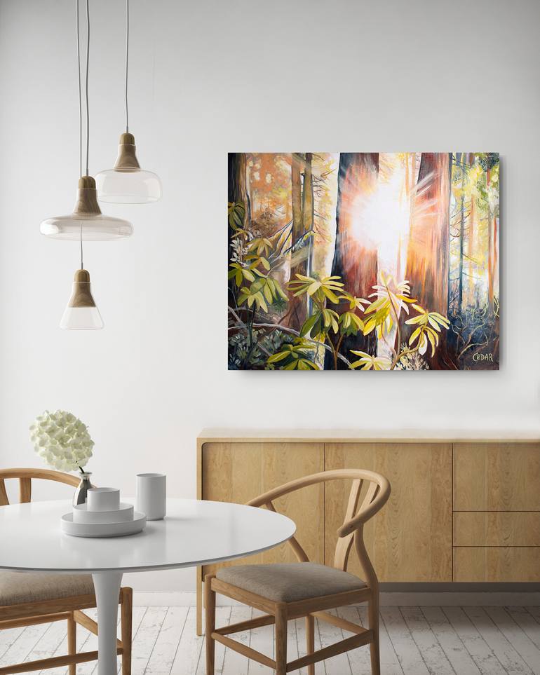 Original Realism Nature Painting by Cedar Lee