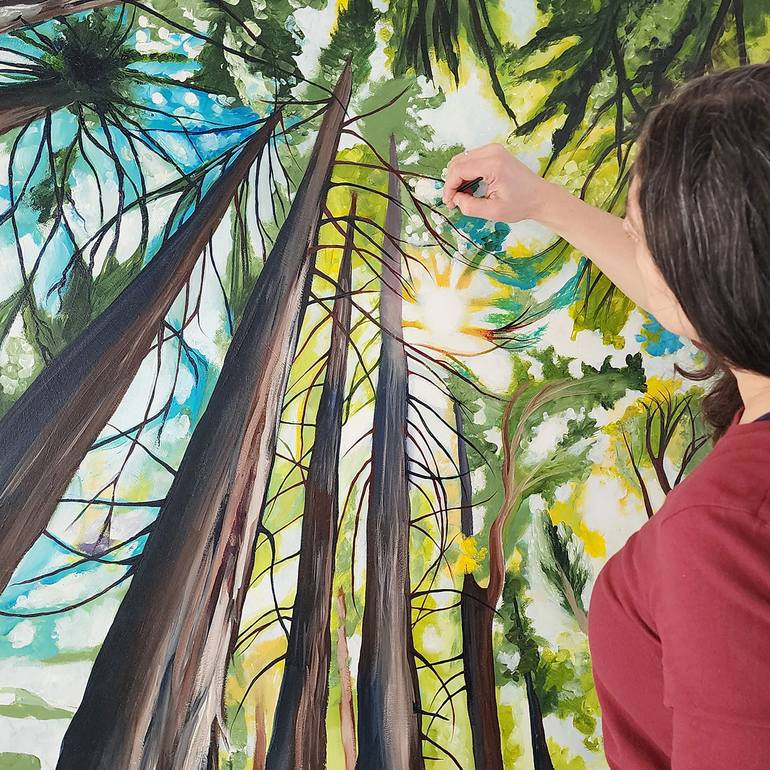 Original Contemporary Nature Painting by Cedar Lee