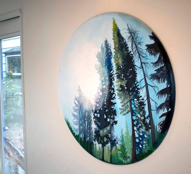 Original Contemporary Nature Painting by Cedar Lee