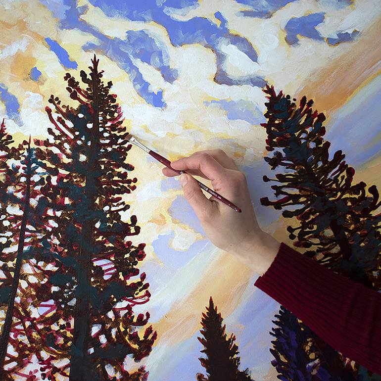 Original Contemporary Nature Painting by Cedar Lee