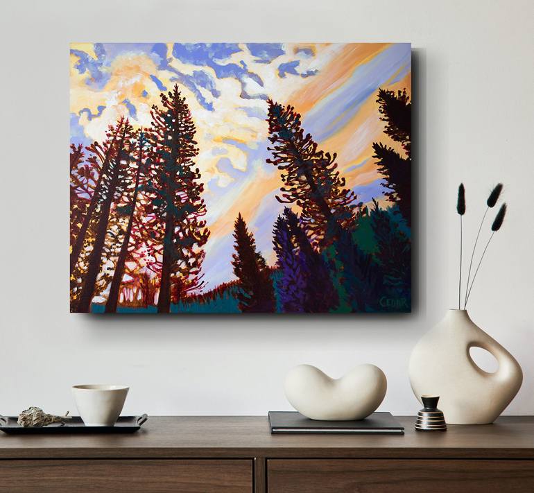 Original Contemporary Nature Painting by Cedar Lee