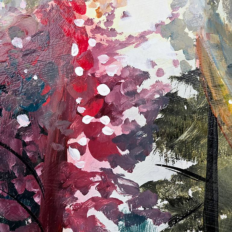 Original Expressionism Nature Painting by Cedar Lee