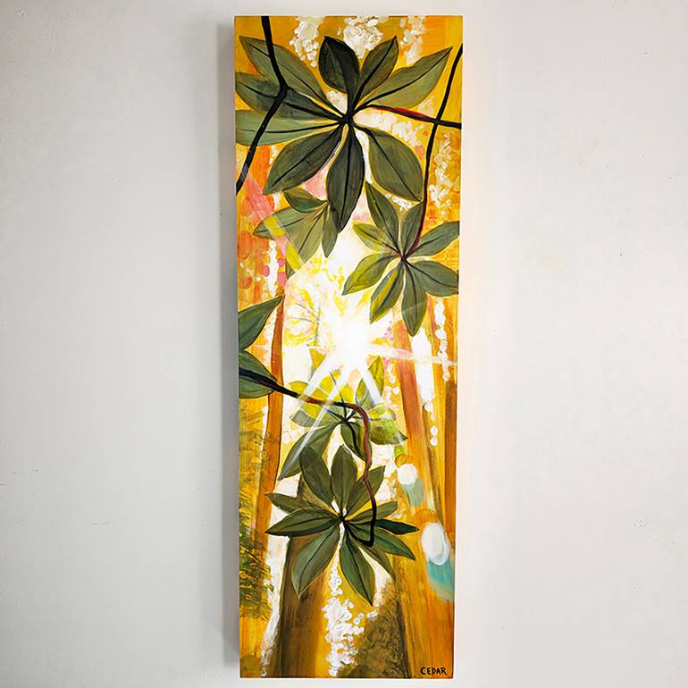 Original Impressionism Nature Painting by Cedar Lee