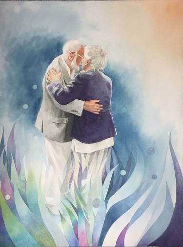 Original Love Painting by Marina Kulik