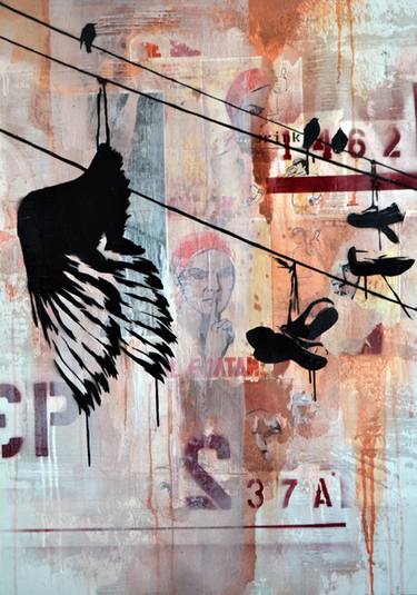 Original Street Art Graffiti Mixed Media by Ryan Doran