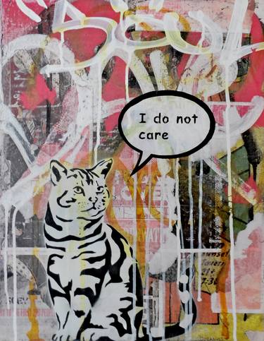 Original Street Art Animal Mixed Media by Ryan Doran