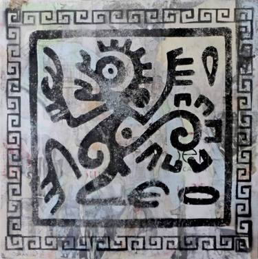 Original Street Art Animal Mixed Media by Ryan Doran