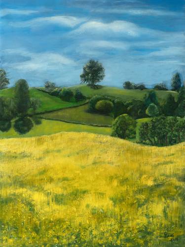 Original Landscape Painting by Corinne Korda