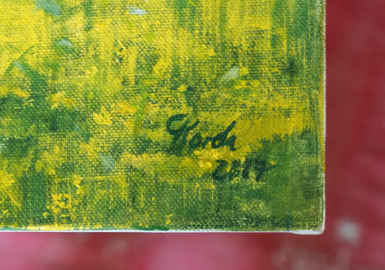 Original Impressionism Landscape Painting by Corinne Korda