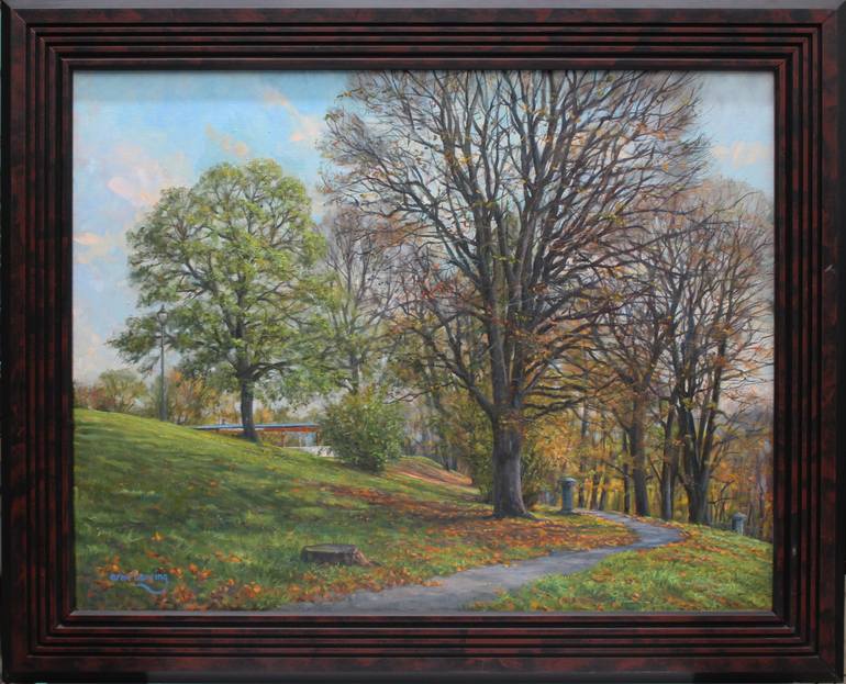 Original Landscape Painting by Arne Borring