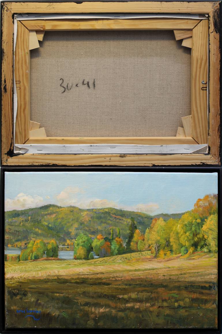 Original Figurative Landscape Painting by Arne Borring