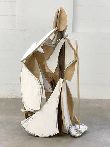 Original Cubism Abstract Sculpture by Heidi Lanino