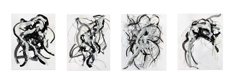 Original Abstract Drawing by Heidi Lanino