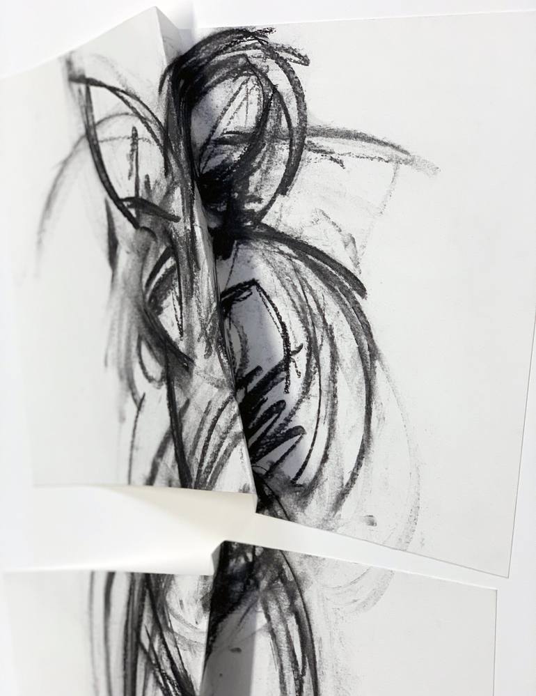 Original Contemporary Abstract Drawing by Heidi Lanino