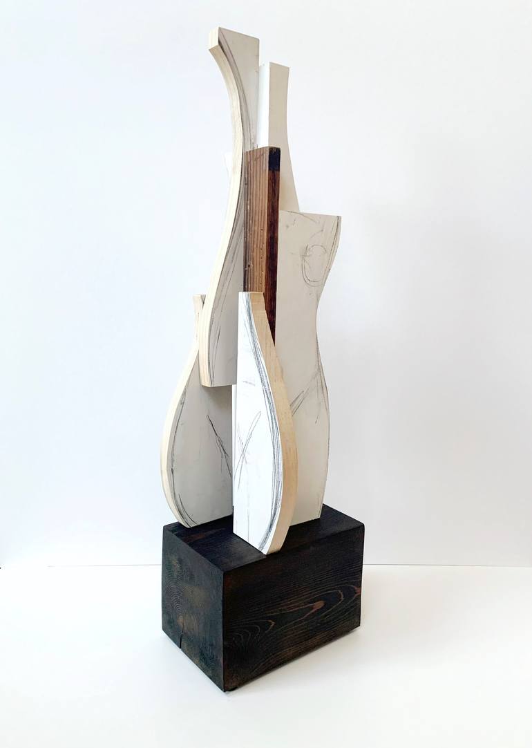Original Figurative Abstract Sculpture by Heidi Lanino