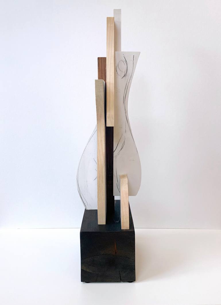Original Figurative Abstract Sculpture by Heidi Lanino