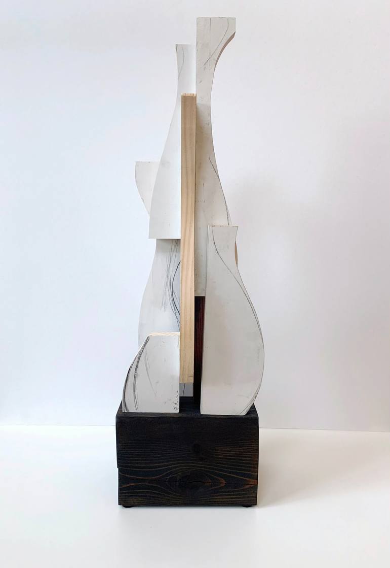 Original Figurative Abstract Sculpture by Heidi Lanino
