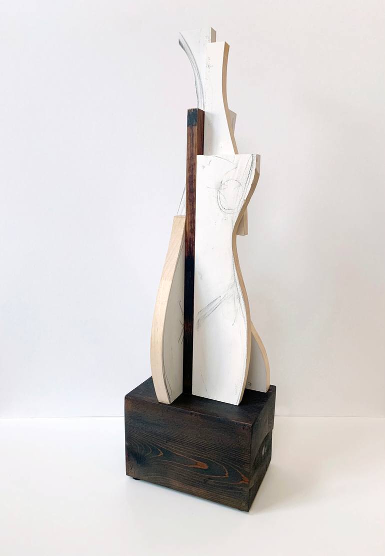 Original Figurative Abstract Sculpture by Heidi Lanino