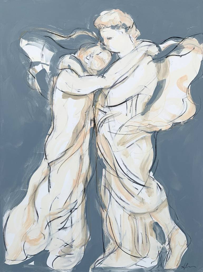 Original Abstract Classical mythology Paintings by Heidi Lanino
