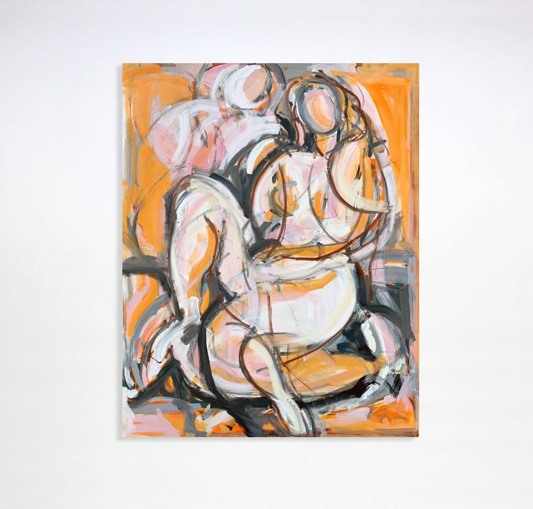 Original Abstract Expressionism Abstract Painting by Heidi Lanino
