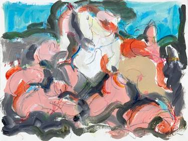 Original Classicism Abstract Paintings by Heidi Lanino