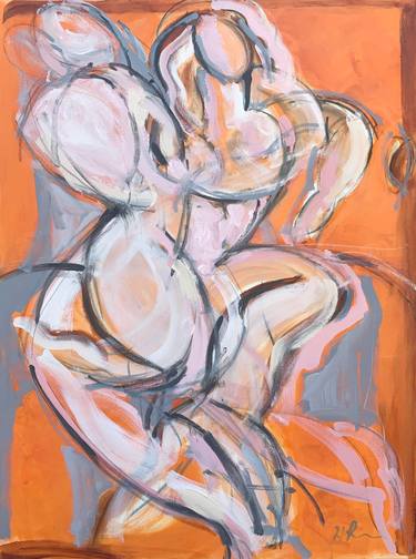 Original Abstract Expressionism Abstract Paintings by Heidi Lanino