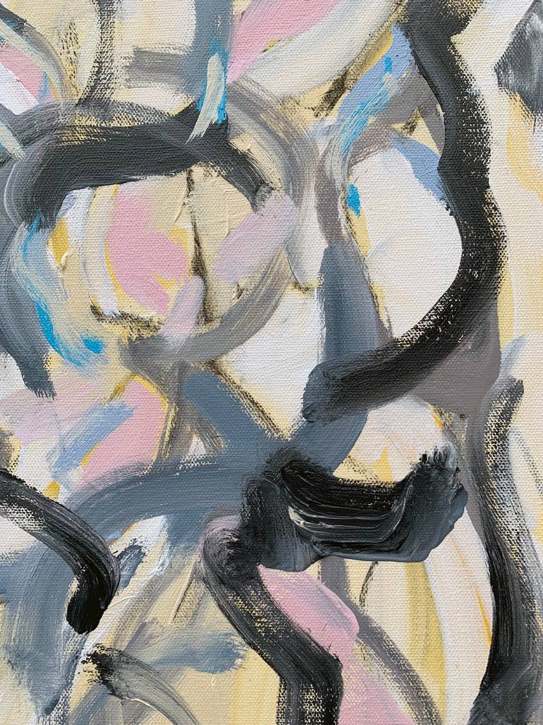 Original Abstract Expressionism Abstract Painting by Heidi Lanino