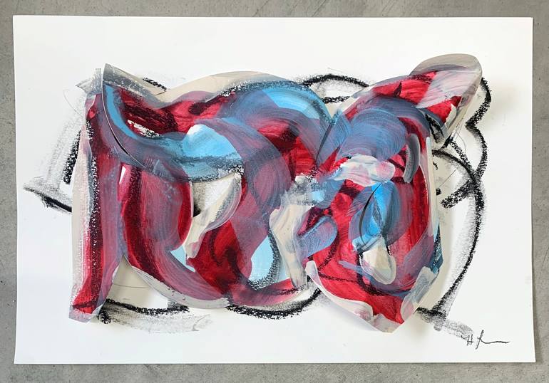 Original Contemporary Abstract Mixed Media by Heidi Lanino