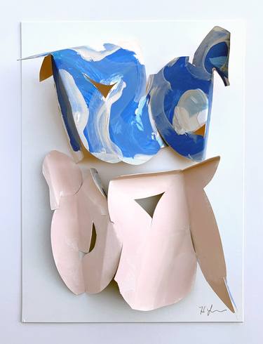 Original Abstract Women Mixed Media by Heidi Lanino