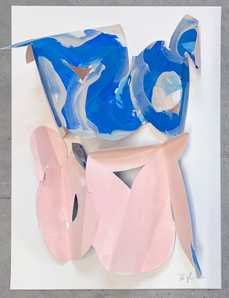 Original Abstract Women Mixed Media by Heidi Lanino