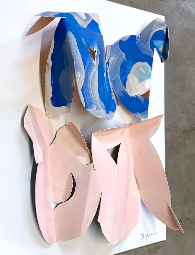 Original Abstract Women Mixed Media by Heidi Lanino