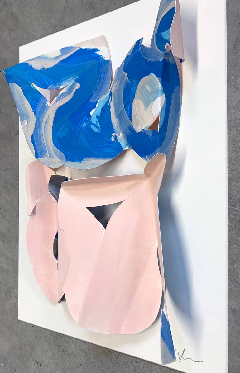 Original Abstract Women Mixed Media by Heidi Lanino