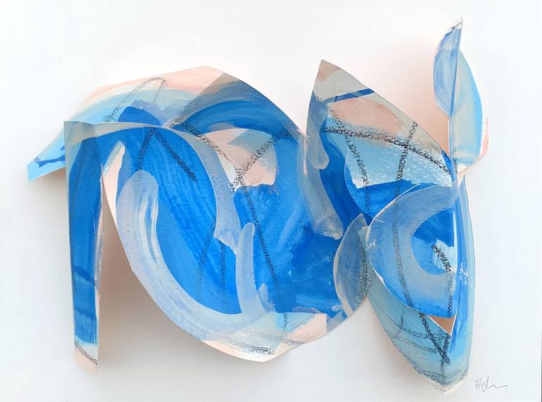 Original Abstract Women Mixed Media by Heidi Lanino