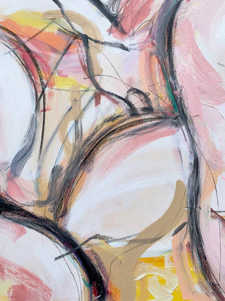 Original Abstract Expressionism Abstract Painting by Heidi Lanino